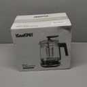 Glass Electric Kettle with Tea Infuser  1.5L Stainless Steel, 1200W Rapid Boil, Temp & Programmable Control for Teas/Coffee  Black