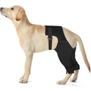 Dog Rear Leg Sleeve to Stop Licking, Breathable Anti-Slip Recovery Sleeve Pants for Wound Protection After ACL/TPLO Surgery, Hot Spots, Lick GranulomasCone Alternative for Leg Healing,L