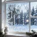 Festives Accessories Acrylics Snowflakes and Ice Cone Pendant Stylish Christmas Tree Sparkling Embellishment (12, Transparency)