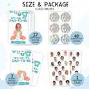 41 Sheet Baby Shower Scratch Off Game, Who has the Dad-To-Be Scratch Off, 3.5 x 2.1 In Funny Baby Shower Games Ideas for Party Guests - Gender Reveal Party Decor-MT02