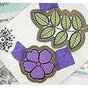 3 Rolls Purple Art Craft Tape Removable Masking Tape Multi Purpose Tape for DIY Labeling Decoration, 1/2 Inch x 40Yards and 1.5 Inches x 20 Yards