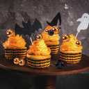 30pcs Disco Ball Cake Decoration with Sticks, Halloween Cupcake Toppers Mini Small Disco Ball Picks Halloween Cake Decoration Cupcake Decor for 70s Disco Theme Party Birthday