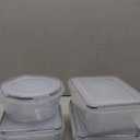 42 PCS Food Storage Containers with Lids (21 Containers & 21 Lids) - Reusable Plastic Food Containers for Kitchen Storage and Organization BPA-Free Leakproof Meal Prep Container with Labels & Pen