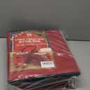 Holiday Cheer Premium Christmas Ornament Storage with 8 Tray  Christmas Storage Container with Dividers Perfect for Holiday Decorations Fits 128 Holiday Ornaments  Tear-Proof Fabric (Large, Red)