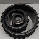 Chirp Wheel XR 3P Massage Roller Set - 10 Acupressure, 6 Knot-Kneading Thumb, 4 Neck & Headache Tension Relief, High Density Foam Massage Rollers for Back & Neck Pain, 500lbs Capacity, Black