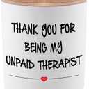 BFJLIFE Thank You Gifts for Women Bestie Coworker Unique Friendship Gifts for Best Friend Christmas Birthday Appreciation Candle Lavender Scented Soy Candles, 2 Pack