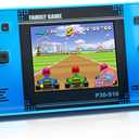 Handheld Game for Kids -Preloaded 220 Retro Video Games, Portable Gaming Player with Rechargeable Battery 3.0" LCD Screen, Mini Arcade Electronic Toy Gifts for Boys Girls (Blue)