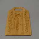 AceThrills Grandma Gifts for Grandma Christmas Birthday Gifts from Grandkids for Mother's Day - Engraved Bamboo Cutting Board 12.3"L x 8.7"W x 0.4"Th (Everything Tastes Better)