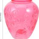 DOITOOL Strawberry Shaped Cups with Lids and Straws 16 Pcs Plastic Strawberry Drinking Tumblers for Girls Portable Milk Tea Cups for Parties and Everyday Use, 12.00X10.00X9.50cm/4.72X3.93X3.73inch