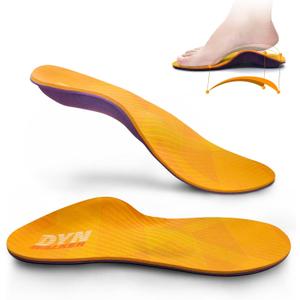 Orthotics for Plantar Fasciitis, DynWalker Arch Support Inserts, Prevent High Arches, Flat Feet, Metatarsalgia, Bone Spur, M