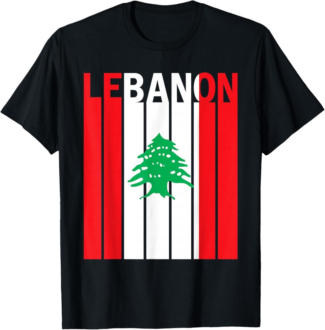 Lebanon Flag T-Shirt, Size: S