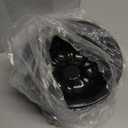 Ctosree 8 Pcs 4 Inches Fluted Mini Cake Pan Nonstick Fluted Cake Pan Carbon Steel Tube Metal Tube Oven Baking Mold with Flower Shape for Cupcake (Black)