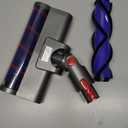 Upgraded 2 Brushes Vacuum Head Replacement for Dyson V7/V8/V10/V11/V15/SV10/SV11/SV12/SV14/SV15/SV22((Not for Slim) | Anti-Tangle Motorhead with LED Light | Quick-Release Cordless Vacuum Cleaner Head (Grey-1pc)