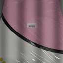 Card Binder 16 Pocket, 1000+ Cards PU Cover Trading Card Binder Side Loading Card Collection Album Holder Folders Pink (Pink and White)