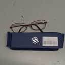 3.0x Reading Glasses – Red Metal Frame