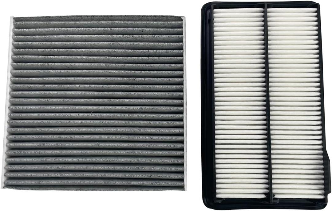 17220-RRA-A00 Engine Air Filter and 80292-SDA-A01 Cabin Air Filter Set Fit For 2006-2011 Civic 2.0L, 2007-2011 Acura CSX 2.0L