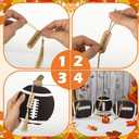 Vicenpal 3 Pcs Thanksgiving Fall Football Decorations for Home, Harvest Wooden Pumpkin Sign for Autumn Party Tiered Tray Centerpiece Table Decor Supplies, Thanksgiving Gift for Football Lover