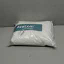 AveLom White Duvet Cover Queen (90 x 90 Inches) 3 Pieces (1 Duvet Cover + 2 Pillow Cases) Stripe Zipper Closure Corner Ties Soft Washed Microfiber Duvet Cover for Men, Women