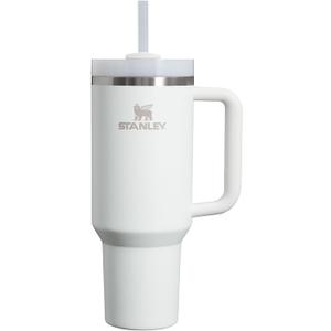 STANLEY Quencher H2.0 Tumbler with Handle and Straw 40 oz | Flowstate 3-Position Lid | Cup Holder Compatible for Travel | Insulated Stainless Steel Cup | BPA-Free | Frost