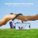 Magnetic Flexible Mount Clamp for Phones, GoPro Insta360, Bike, Boat, Tube, Treadmill, Stroller, Car, Desk, Tripod Stand Monkey Tail Mount Neck Holder Selfie Stick