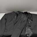 Men's Suit Suit (Blazer+ Pants) Business Wedding Gentleman Full Professional Interview Formal Casual Suit (Medium, Black)