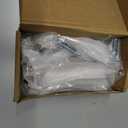 10 Pack 5 Inch Cabinet Pulls Antique Brass Kitchen Cabinet Handles Zinc Alloy Drawer Pulls Solid Cabinet Hardware (5'' Hole Center(128mm))