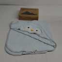 KeaBabies Hooded Baby Towel for Newborn - Viscose Derived from Bamboo Large Baby Bath Towels with Hood for Boys, Girls, Toddler, Extra Absorbent & Soft Newborn Bath Essentials (Penguin) (Regular 35x35)