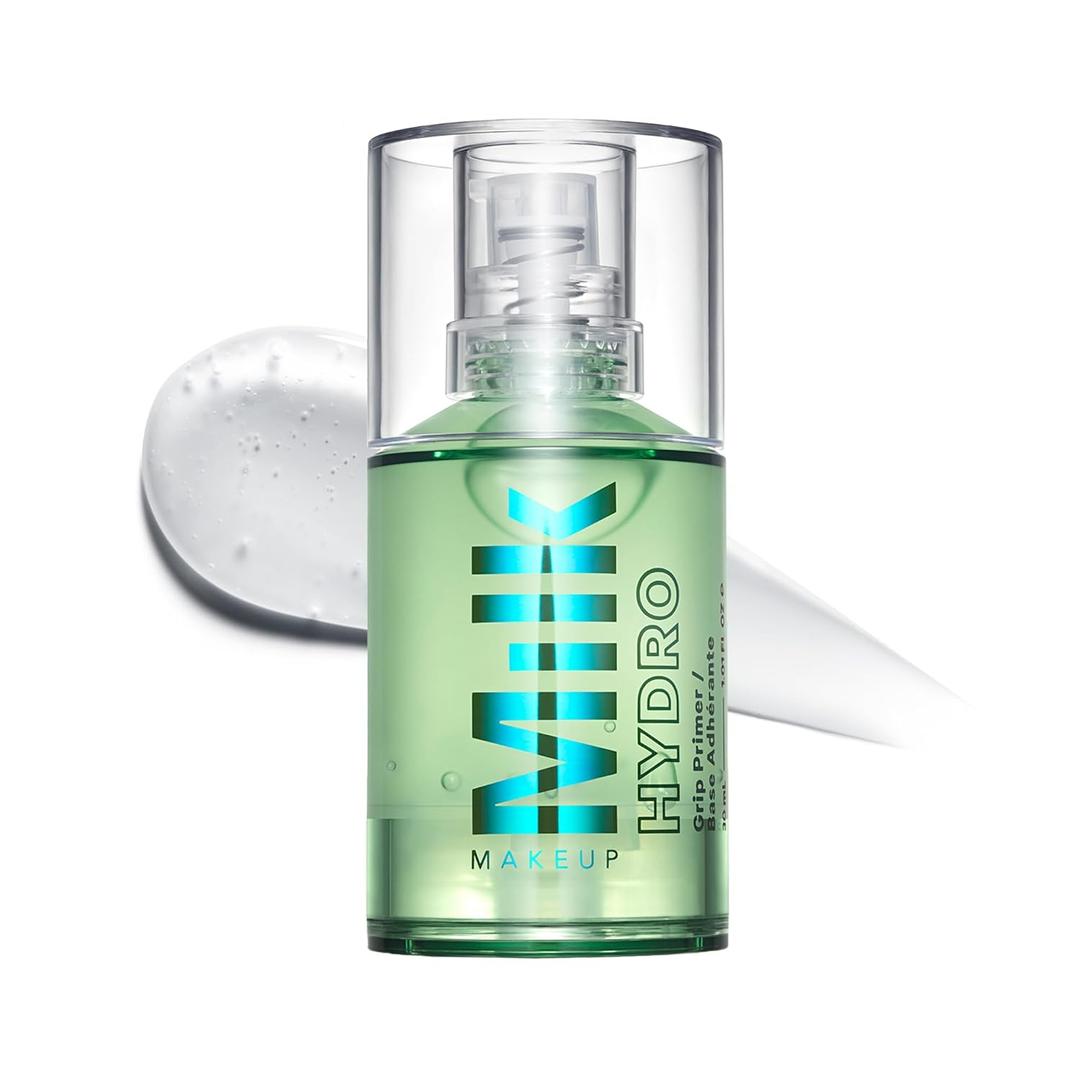 Milk Makeup Hydro Grip Primer with Hyaluronic Acid + Niacinamide Hydrating Face Primer Grips Makeup for Up to 12 Hours Silicone-Free, Lightweight Gel with Dewy Finish