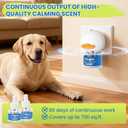 Dog Calming Diffuser, 4 in 1 Puppy Pheromones Calming Diffuser, Relaxing Pheromone for Dogs Relief Stress Anxiety Reduce Aggression Barking, Help Train Dog to Pee, 2 Diffuser 2 Refill(48ml)