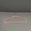 Kids Hangers Velvet 50 Pack-14 Inch,Kids Hanger for Clothes,Baby Clothes Hanger Non Slip,Sturdy Infant/Toddler Hangers Pink Hanger