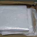 40" X 60" Open-End Flat Poly Bags (50 Count) - 2 Mil Clear Plastic Bags