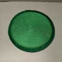 Tabletop Collection, Variegated Round Placemat, Round, 15" Diameter, Sparkle Green, 12 Pieces