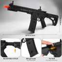 Gel Toy 130 Ft,Electric Full Auto Outdoor Games,Ages 14+ Years Large Black