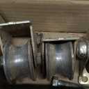 2 Pcs 2" U-Groove Track Wheel, Sliding Door Roller, for Track Sliding Doors and Mechanical Carts (Color Galvanizing)
