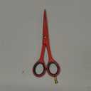 Facn Hair Cutting Scissors - Professional Hair Scissors 6.5 Inch Razor Edge Barber Shears Salon Hair Cutting Shears - Japanese Stainless Steel - Precision Cutting Premium Shears for Men, Women & Kids (The Bravo (Red))
