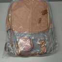 Diaper Bag Backpack with Changing Station, Waterproof Large Capacity, Baby Bag for Mom & Dad, 18 Pockets+USB Port, Foldable Changing Pad, Travel Backpack for Newborn Essentials, Baby Gift (Pink Grey)