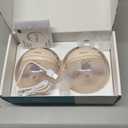 Paruu Hands Free Breast Pump P16, Wearable Breast Pump Electirc Portable with 4 Modes & 12 Levels, Max 309mmHg Strong Suction 19/21/24mm Flange Inserts Wearable Breastfeeding Pump, 2 Pack Nude