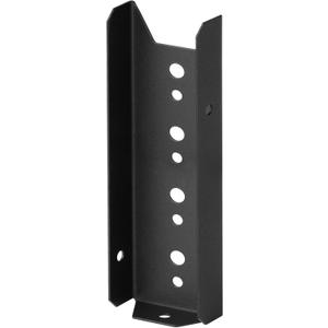 19 Pcs 2x6 Fence Bracket for Wood Rail,Deck Rail Post Mount Connectors,18 Gauge,Black