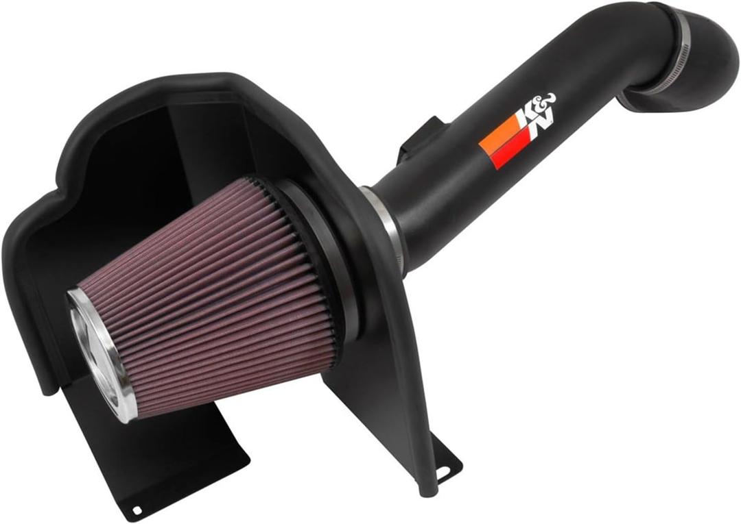 K&N Cold Air Intake System: High-Flow Air Filter, Increase Performance & Towing: Compatible with 2016-2019 Chervolet/GMC: Silverado 2500 & 3500, Sierra 2500 & 3500, 77-3090KTK