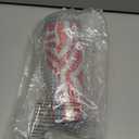 Rico Industries NCAA Glitter 24oz Acrylic Glitter Tumbler with Hinged Lid, Officially Licensed Double Wall Tumbler with Straw