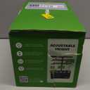 Ahopegarden Indoor Garden Hydroponics Growing System: 10 Pods Plant Germination Kit Herb Vegetable Growth Lamp Countertop with LED Grow Light - Hydrophonic Planter Grower Harvest Lettuce (Black)