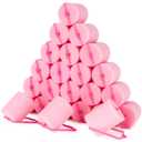 MAQIHAN 24PCS Foam Hair Rollers - 1.89 Inch Large Sponge Rollers for Heatless Hair Curler for Short/Long Hair Sleep rolos para cabello Jumbo Sponge Curlers Soft Sleeping Thin Curl Overnight rulos