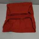 NACOCO Christmas Dog Turtleneck Sweater - Small Dog Sweater Pet Clothes Thanksgiving Doggie Sweatshirt Fall Knit Warm Winter Apparel Knitwear Outfit for French Bulldog, Corgi (Red, L)