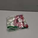 Jiuguva 12 Pack 12 Pack 2x5 Inch Mini Christmas Stockings Bulk Knit Red and Green Small Stocking for Xmas Tree Fireplace Gift Present Filled Christmas Tree Ornament Hanging Decorations (Cute)