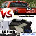 STSEV01 Rear Spoiler Cab Roof Wing Fit for Ford Ranger 2024 2025 2026 All Beds and Cabs XL/XLT/Raptor/Lariat, Gloss Black Top Wing Lip Exterior Accessories