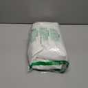 Mrs Awesome No Hook Shower Curtain with Snap-in Liner, Embossed Waffle Design Fabric Shower Curtain for Bathroom, Soft & Lightweight, 71x80, White