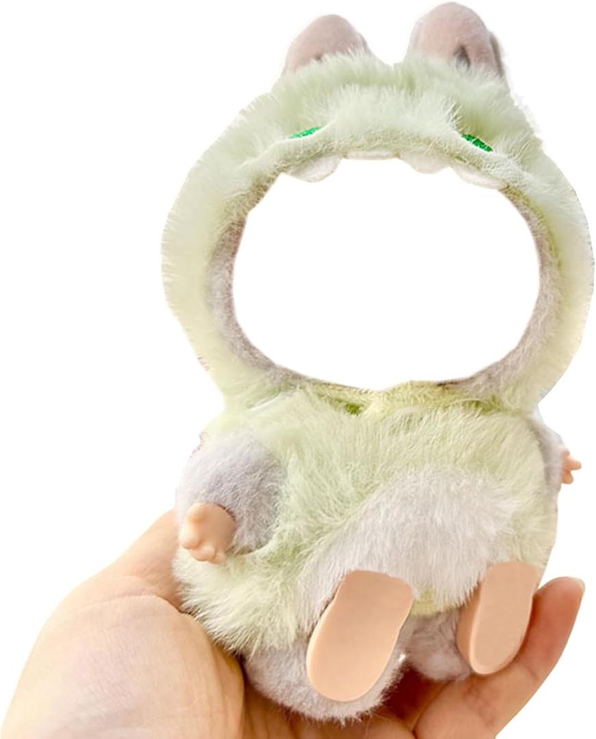 2 x Designer Clothes for Dolls Accessories Set,15cm /17cm Doll Clothing Set,Premium Dolls Accessories (Green Dinosaur)