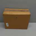 Eximious India Wedding Card Box with Card Slit and Lock 12"X10"X4.5"- Gift Wishing Well Card Box for Weddings, Receptions, Birthdays, Graduations, Baby Showers, Honeymoon Funds LF (WALNUT)