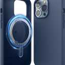 elago Magnetic Case Compatible with MagSafe and iPhone 13 Pro 6.1 Inch - Built-in Magnets, Liquid Silicone, Protective Cover, Compatible with All MagSafe Accessories (Jean Indigo)