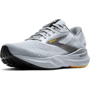 Brooks Mens Adrenaline GTS 24 Supportive Running Shoe (10 Narrow, Alloy/White/Gold Fusion)